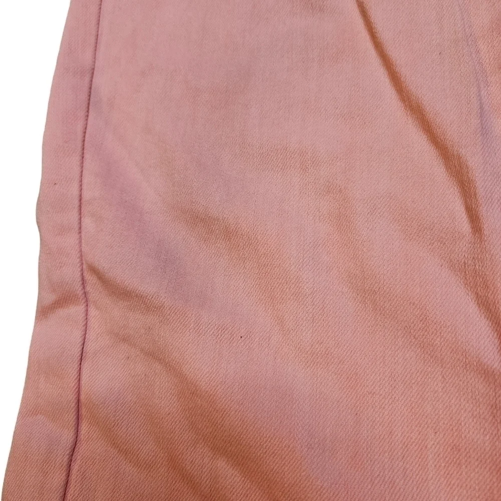 Tommy Hilfiger 8 Pink Skinny Ankle Crop Bottom Zip Jeans - Picture 5 of 8